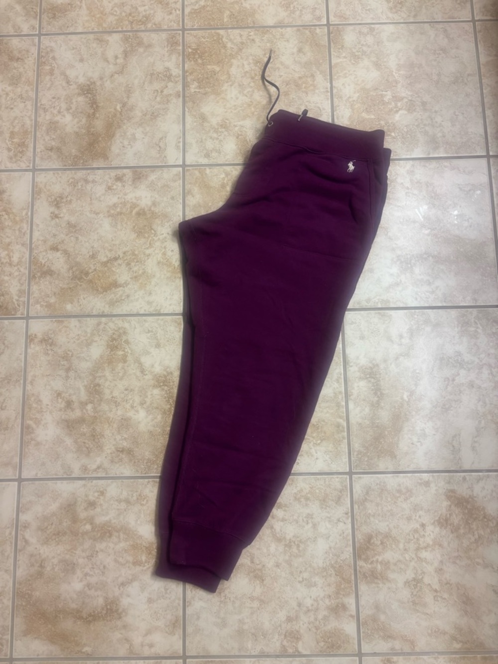 Polo by Ralph Lauren Deep Plum Jogger Sweatpants